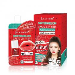 Watermelon magic lip tint ลิปทินท์ปากสวยแตงโม #01 Golden Queen (6ซอง)