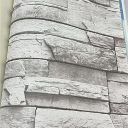 wallpaper ลายอิฐ หิน ไม้ 1 ม้วนปกติ 5 ตรม. stgw