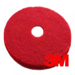 แผ่นขัดพื้น/ปัดเงาพื้น สีแดง 20 นิ้ว (3M)