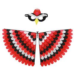 7C282.5 ชุดเด็ก ปีกนกแดง Children Wing Bird Costume