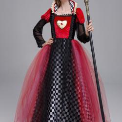 ++พร้อมส่ง++ชุดราชินีไพ่ ชุดอิเรซเบธ ชุดราชินีโพแดง แห่งอลิซอินวันเดอร์แลนด์ Queen of Hearts เจ้าหญิงดิสนีย์ Disney