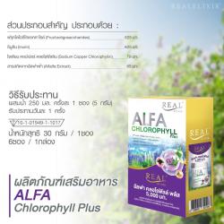 Real Elixir Alfa Chlorophyll เรียล อิลิคเซอร์ อัลฟ่า คลอโรฟิลล์ 6 ซอง