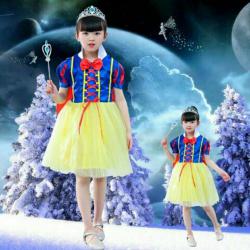 7C301 ชุดเด็กหญิง สโนไวท์ สโนว์ไวท์กับคนแคระทั้งเจ็ด Snowwhite Snow White and the Seven Dwarfs Costume