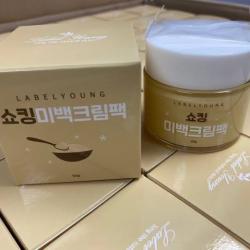 Labelyoung Shocking Whitening Cream Pack 50 g ครีมหน้าสด สูตรใหม่ ผิวกระจ่างใส ผิวเรียบเนียน ของเเท้100%