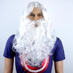  วิกซานต้า วิก+เคราซานต้า วิกซานตาคอส วิกซานตาครอส.วิก santacluse Cosplay wig วิกผมแฟนซี
