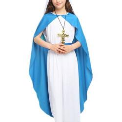 7C322 ชุดเด็ก ชุดพระแม่มารีย์ ชุดพระมารี Blessed Virgin Mary Mother of God Costume