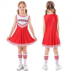 7C325 ชุดเด็ก ชุดเชียร์ เชียร์ลีดเดอร์ ปอมปอมเกิร์ล The Pom Pom Girls  Cheerleader Costume