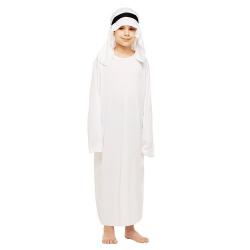 7C70 ชุดเด็ก ชุดอาหรับ ชุดชีค ชุดสุลต่าน ชุดทะเลทราย ชุดแขก สายผ้าโพกหัวสีดำ Arab Dubai Rich Sheikh Costume