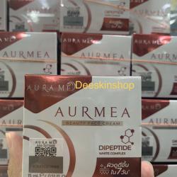 ( ราคาส่ง 295 บาท )  AurMea Beauty Face Cream ครีมแก้ฝ้าจากออร่ามีขนาด 15 กรัม