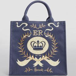Harrods รุ่น Small Queen's Platinum Jubilee Shopper Bag***พร้อมส่ง