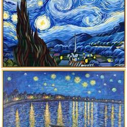 Van Gogh's Starry Night V.2 (พิมพ์ลาย)