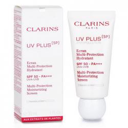 CLARINS UV PLUS Anti-Pollution Translucent 5P SPF50 PA+++ 30ml. ครีมกันแดดอันดับหนึ่งของคลาแรงส์ที่ช่วยปกป้องผิวจากมลภาวะทั้ง 5 ที่ผู้คนต้องเผชิญในแต่ละวัน เนื้อบางเบาไม่มีสี เหมาะสำหรับทุกโทนสีผิว ช่วยปรับให้ผิวแลดูสดใสขึ้นอย่างเป็นธรรมชาติ