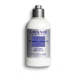 L'OCCITANE Lavender Body Lotion 250 ml. โลชั่นทาผิวผสานคุณค่าของการผ่อนคลายด้วยดอกลาเวนเดอร์ และเพิ่มความชุ่มชื่นด้วยเชีย บัตเตอร์ เนื้อครีมซึมสู่ผิวอย่างง่ายดาย ช่วยทำให้ผิวนุ่มและชุ่มชื่น