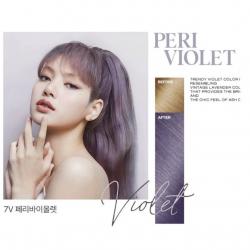 (# 7V Peri Violet) Mise En Scene Hello Bubble Foam Color  x  blackpink โฟมเปลี่ยนสีผม แบล็คพิ้งค์