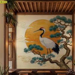 วอลเปเปอร์สั่งพิมพ์ลายญี่ปุ่น เติมเสน่ห์ให้ห้องอบอุ่น