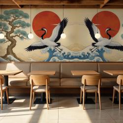 ภาพติดผนังลายญี่ปุ่น เติมเต็มความสงบในทุกวัน