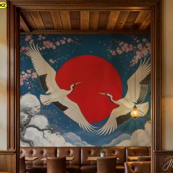 ภาพวิวติดผนัง เปลี่ยนบ้านให้กลายเป็นคาเฟ่ญี่ปุ่น