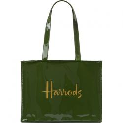กระเป๋าสะพาย Harrods รุ่น Signature Logo Tote Bag (Green)**พร้อมส่ง
