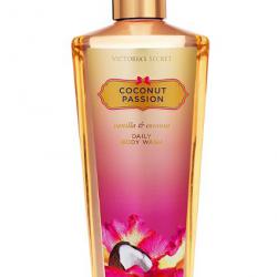 Victoria's Secret Coconut Passion Daily Body Wash 250 ml. *รุ่น Fantasies กลิ่นหอมเย้ายวนที่ผสมผสานระหว่างกลิ่นหอมหวานวนิลา กับกลิ่นหอมนุ่มๆของมะพร้าวคะ กลิ่นหอมลงตัวสุดๆ