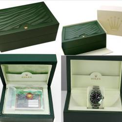 กล่องนาฬิกา แบบหนังสีเขียวเข้ม รุ่นเก่า ชุดใหญ่ แบรนด์ Rolex