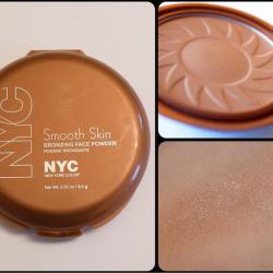 **พร้อมส่ง NYC New York Smooth Skin Bronzing Face Powder Matte Bronzer สี Sunny 720A ปริมาณ 9.4g. (ขนาดปกติ) ตัวนี้เป็น Bronzer ในราคาเบาๆ แต่คุณภาพดีใช้ได้เลยนะคะ และตัวนี้คุณโมเมและบล็อกเกอร์หลายๆ ท่านรีวิวว่าถูกและดีจริงๆคะ 