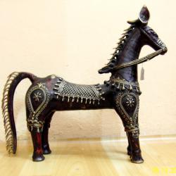 A016 ม้า งานทองเหลือง Brass Horse 