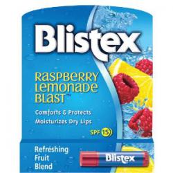 Blistex Raspberry Lemonade Blast SPF15 ลิปบาล์มบำรุงเข้มข้นกลิ่นหอมหวาน ราสเบอรี่ผสมมะนาว ปกป้องและบำรุงริมฝีปากที่แห้งแตกเป็นขุยให้ชุ่มชื่นขึ้น พร้อมกันแดดด้วยค่า SPF 15