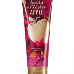 Bath & Body Works Honey Autumn Apple 24 Hour Moisture Ultra Shea Body Cream 226g. บอดี้ครีมถนอมผิว กลิ่นหอมติดผิวกายนานตลอดวัน กลิ่นหอมใหม่ กลิ่นหอมของแอปเปิ้ลแดง แบบไม่ฉุนมากนะค่ะ กลิ่นหอมมากเลยค่ะ